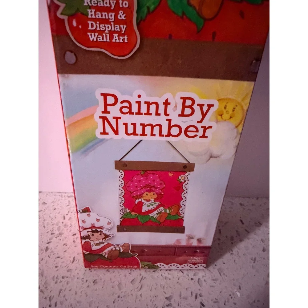 Strawberry Shortcake Paint By Number Kit Horizon Wall Art DIY Craft Set NEW